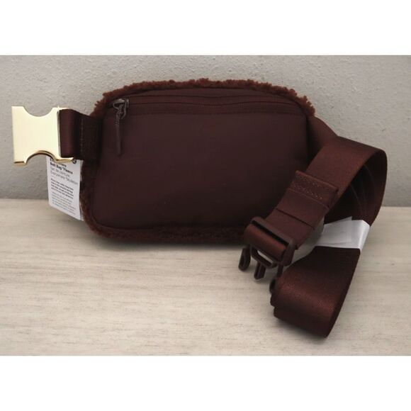 Lululemon LU9B18S Women's O/S Brown/Gold Everywhere Belt Bag *Fleece - Picture 16 of 16